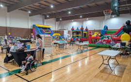 Bounce House at Leavenworth Local Hotel