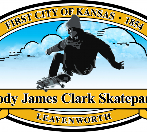 Skatepark Logo in Memorial of Cody James Clark