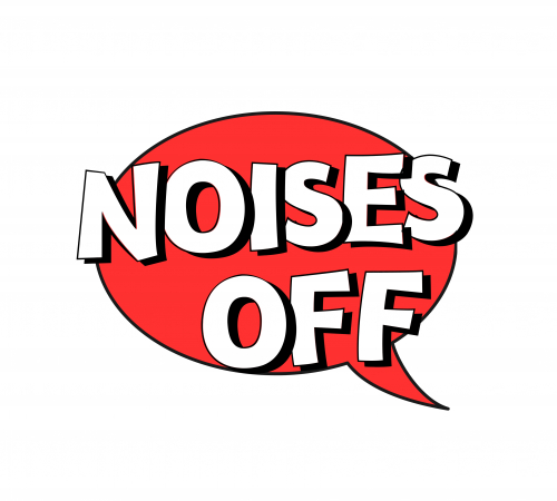 Noises Off logo created by using word art