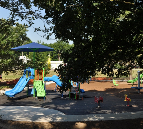 New playground equipment in 2020