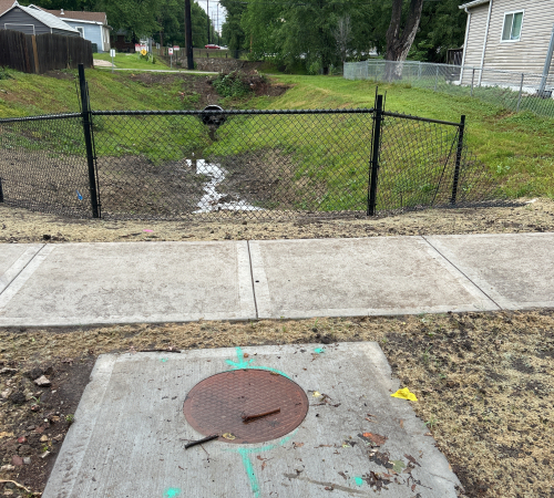 Finished Storm Drain