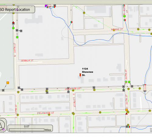 Map of SSO Location