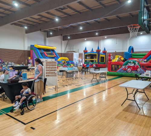 Bounce House at Leavenworth Local Hotel