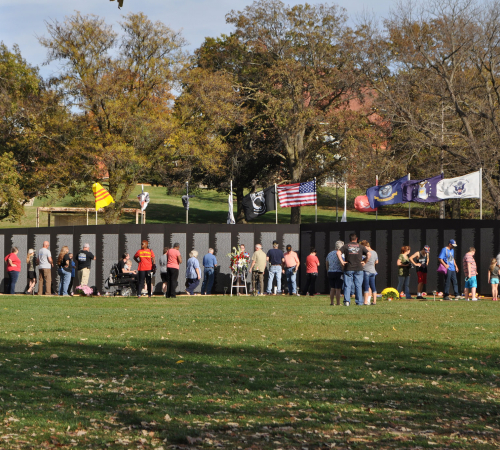 American Veterans Traveling Vietnam Wall Tribute