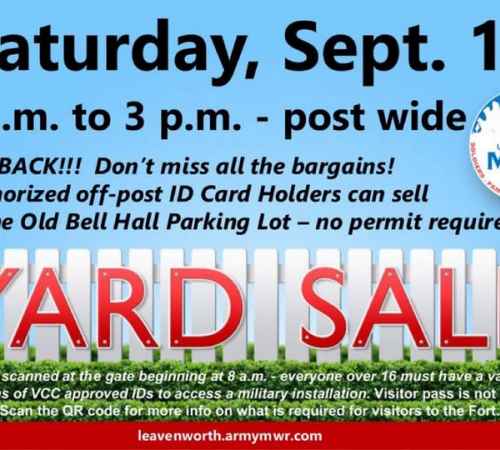 Post-Wide Yard Sale