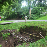 Sinkhole at Franklin St.
