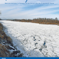 First City Connection Winter Spring 2026 image of cover page with words First City Connection and photo of river with ice on it in winter