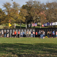 American Veterans Traveling Vietnam Wall Tribute