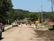 Vilas St Active construction Construction Site