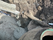 sealing pipe to existing junction