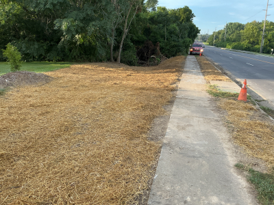 Completed Sidewalk after stormwater replacement
