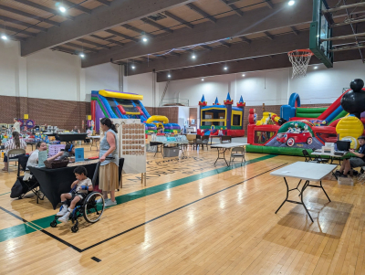 Bounce House at Leavenworth Local Hotel