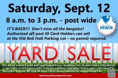 Post-Wide Yard Sale
