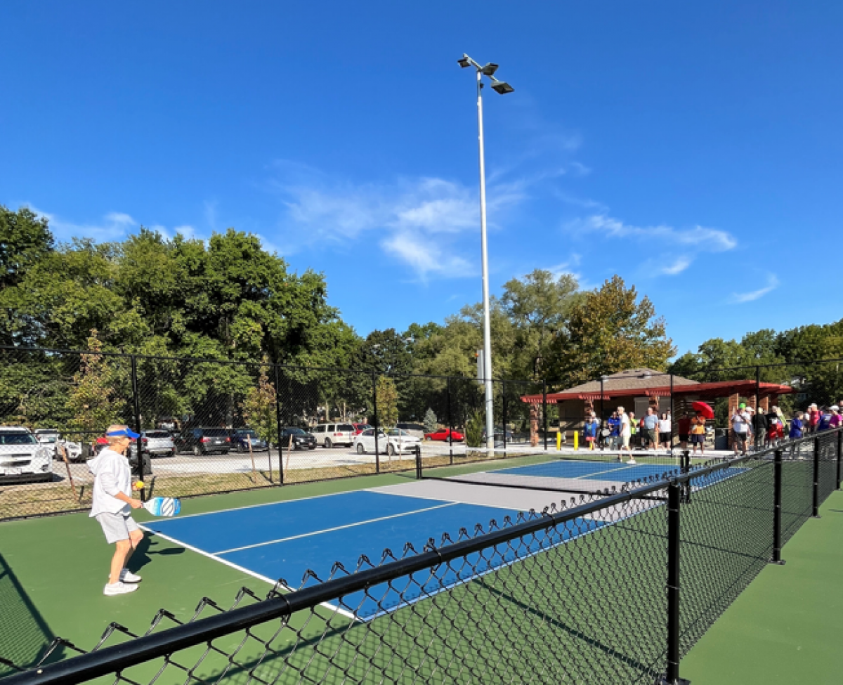 Cody Pickleball Courts First Volley on New Pickleball Courts 091024