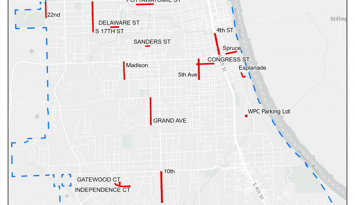 Map of Mill and Overlay